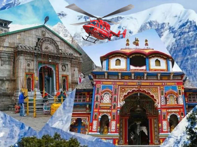 Do Dham by Helicopter Package